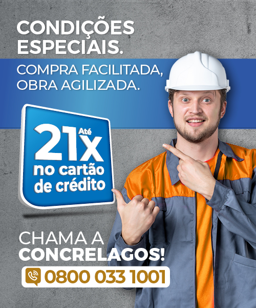 Compra facilitada, obra agilizada.